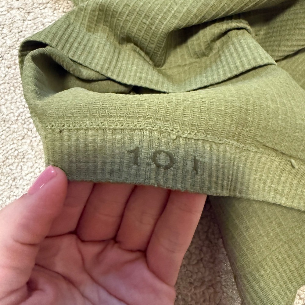 lululemon athletica Olive Ribbed Racerback Tank - Picture 3 of 3